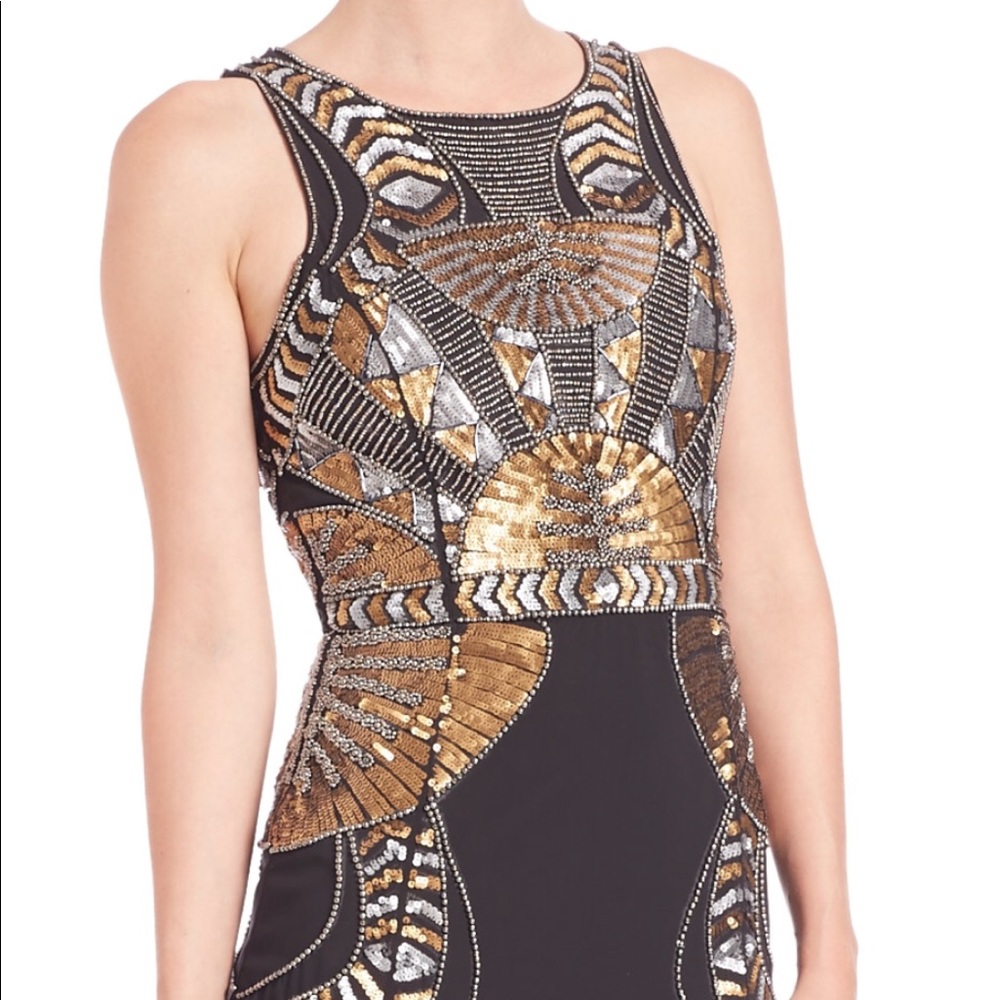 Parker Black beaded dress